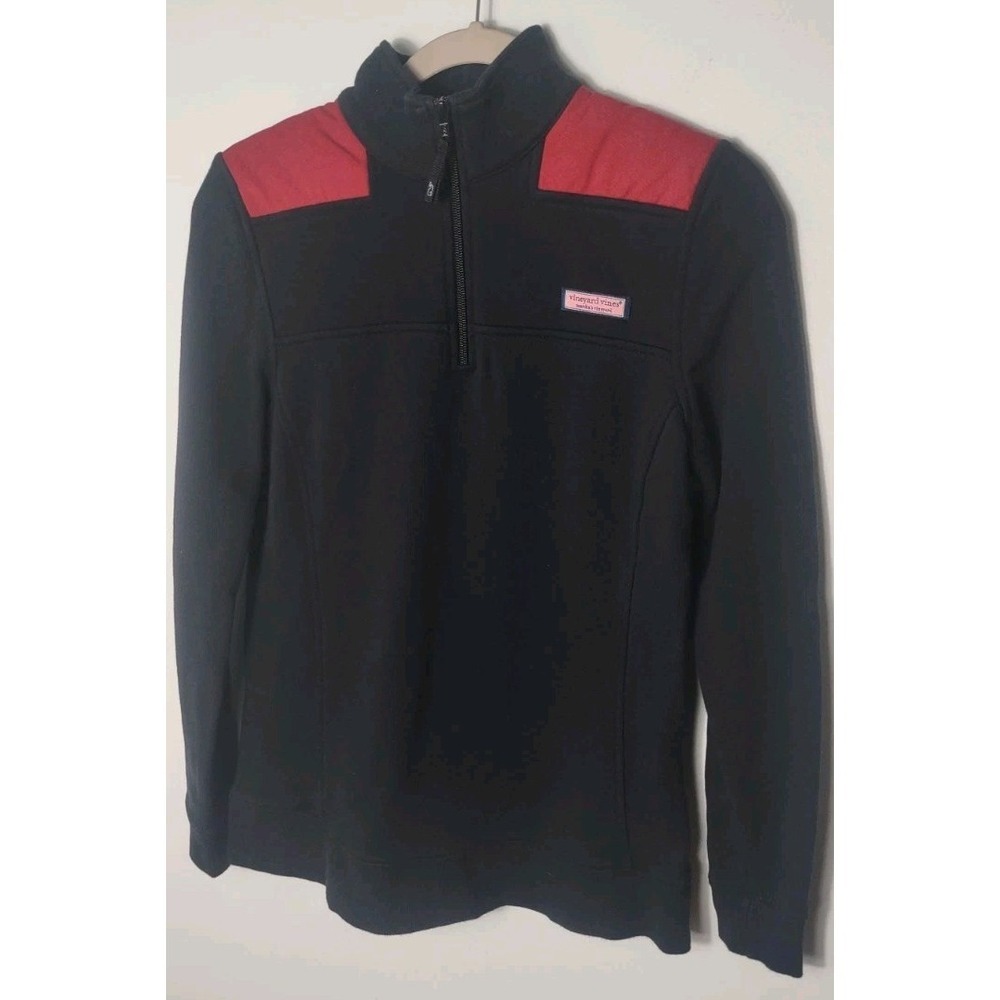 2014 Vineyard Vines Pull Over X small Navy & Brick Red Unisex Coastal Nantucket